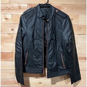Faux leather jacket